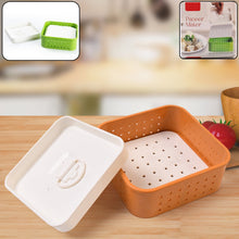 Square Shape Paneer Maker with Lid, Tofu & Sprouts Mould