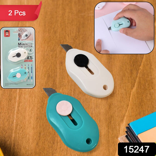 Mini Cloud Shape Cutter Portable Cute Box Cutter (2 Pcs Set)